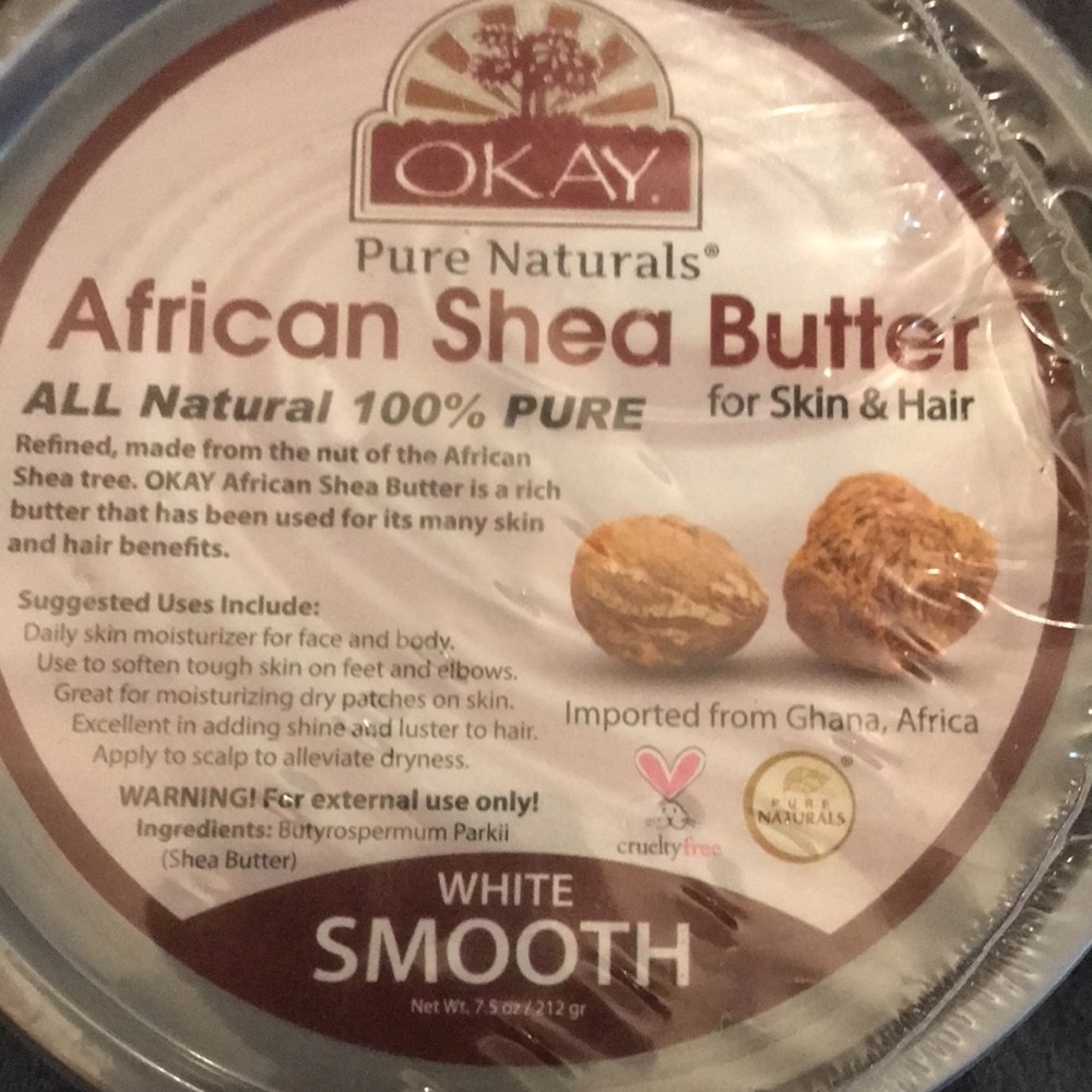 Okay pure naturals African shea butter all natural 100% pure